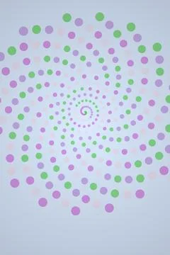 Abstract Spiral Dot Pattern Stock Photos