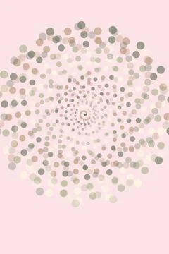 Abstract Spiral Dot Pattern Stock Photos