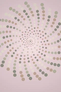 Abstract Spiral Dot Pattern Stock Photos