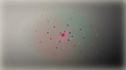 Abstract Spiral of Dots with Gradient Background Stock Footage 340596416