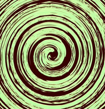 Abstract spiral element in irregular, random fashion. Geometric hypnotic vort 스톡 일러스트