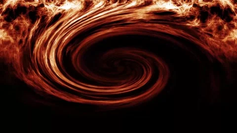 Abstract Spiral of Fire Stock Footage 284401939