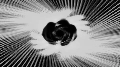 Abstract spiral forms in stark black and white 스톡 동영상 330738976