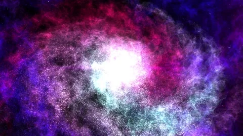 Abstract Spiral Galaxy Background Vidéo 204144863