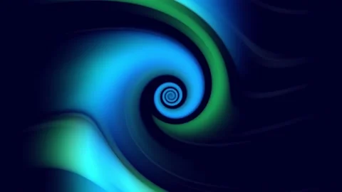 Abstract spiral gradient rotate. Twisted curved lines rotate as creative Stock Footage 143059117