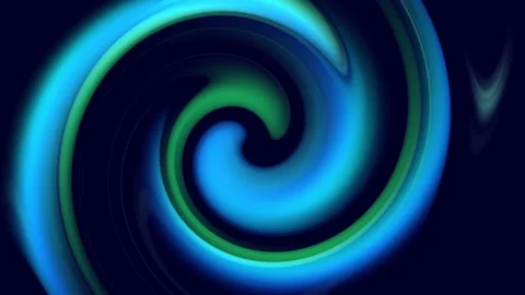 Abstract spiral gradient rotate. Twisted curved lines rotate as creative Stock Footage 144814710