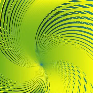 Abstract spiral green Background vector Stock Illustration