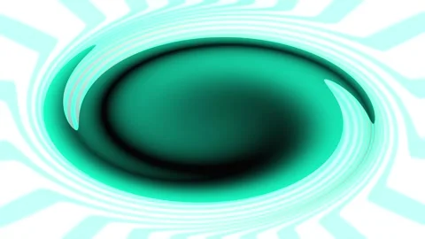 Abstract Spiral with a Green Circle Stock Footage 284401855