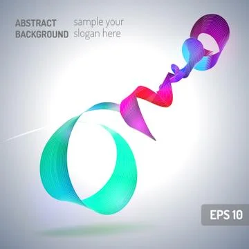 Abstract spiral Stock Illustration