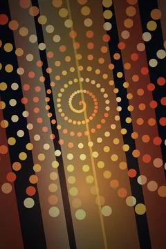 Abstract Spiral Light Pattern 스톡 일러스트
