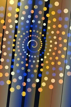Abstract Spiral Light Pattern Stock Photos