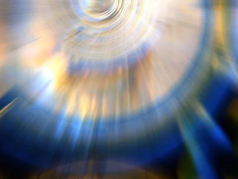 Abstract Spiral Light with Radial Motion Blur Stock-Illustration