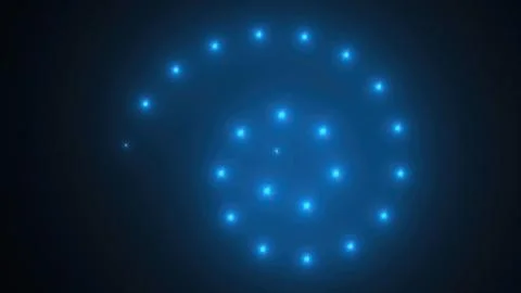 Abstract spiral lights イラスト素材