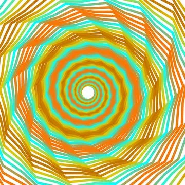 Abstract Spiral Line Pattern Colorful Radial Geometric Background Design 스톡 일러스트