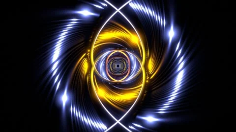Abstract Spiral Loop Animation Video stock 296674615