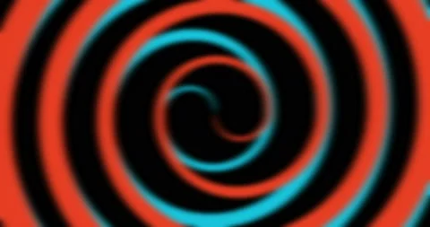 Abstract spiral loop. Rotating swirl Stock Footage 112255522