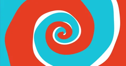 Abstract spiral loop. Rotating swirl Stock Footage 112255953