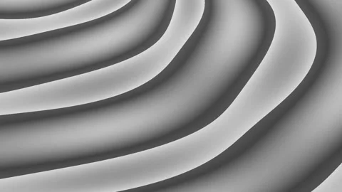 Abstract Spiral Motion in Grayscale Sculpture Space Stock Footage 327914787