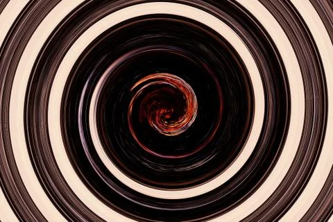 Abstract of spiral orange in middle for background used Stock Illustration