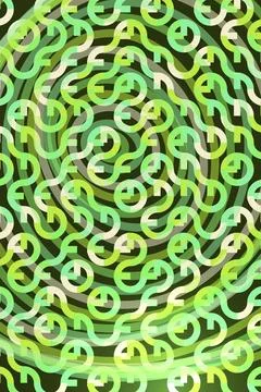 Abstract Spiral Pattern of Arrows Stock Photos