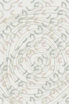 Abstract Spiral Pattern in Beige and Gray Stock Illustration