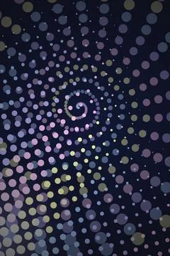 Abstract Spiral Pattern Dark Background Stock Illustration