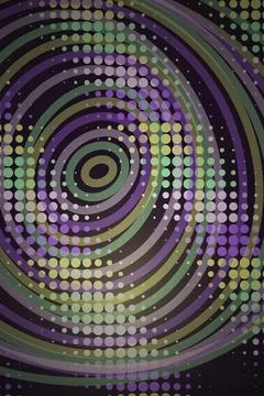 Abstract Spiral Pattern Dark Background Stock Illustration