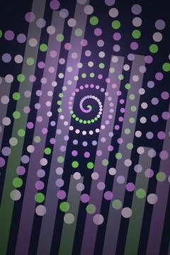 Abstract Spiral Pattern Dark Background Stock Photos