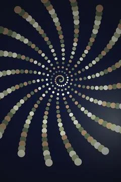 Abstract Spiral Pattern Dark Background Stock Photos