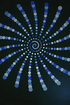Abstract Spiral Pattern Dark Background Stock Photos