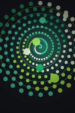 Abstract Spiral Pattern Dark Background Stock Photos