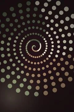 Abstract Spiral Pattern Dark Background Stock Photos