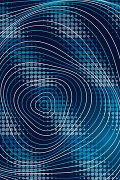 Abstract Spiral Pattern with Dots Stock Photos