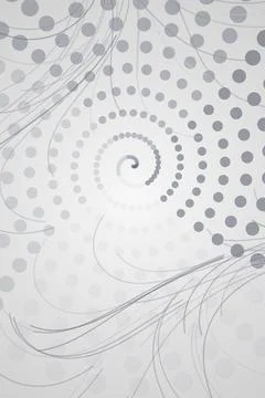 Abstract Spiral Pattern with Dots Stock Photos