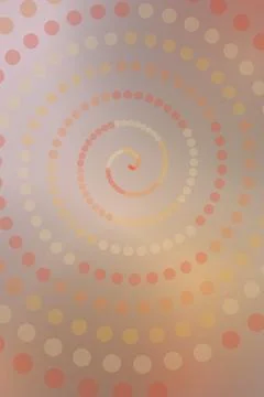 Abstract Spiral Pattern with Dots Stock Photos