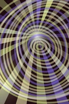 Abstract Spiral Pattern Illusion Stock Photos