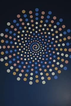 Abstract Spiral Pattern Stock Illustration