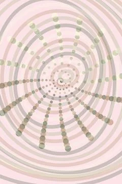 Abstract Spiral Pattern in Pastel Tones イラスト素材