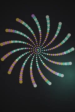 Abstract Spiral Pattern Stockfoto's