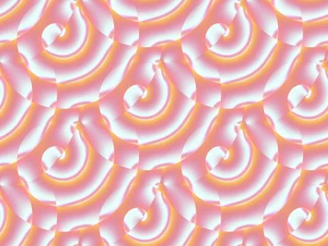 Abstract spiral pattern white yellow violet Stock Illustration