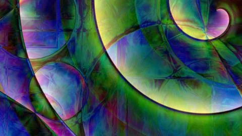 Abstract Spiral Prism Background Stock Illustration