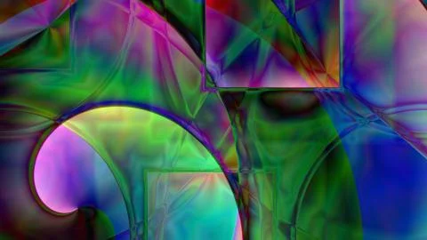Abstract Spiral Prism Background Stock Illustration