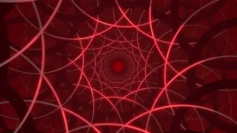 Abstract Spiral Red Background Animation Video stock 107134805