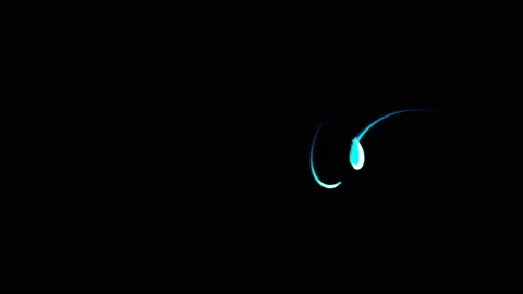Abstract spiral rotating glow lines, computer generated background, 3D rendering Stock Footage 88939688