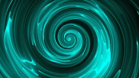 Abstract spiral rotating lines, computer generated, 3D render background Stock Footage 125855353
