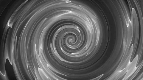 Abstract spiral rotating lines, computer generated, 3D render background Stock Illustration
