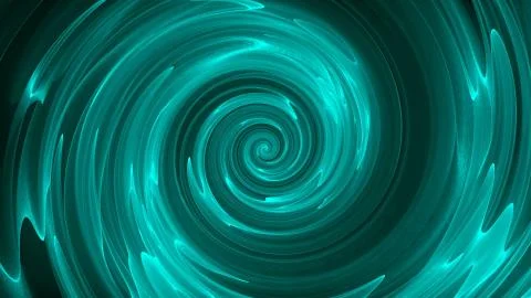 Abstract spiral rotating lines, computer generated, 3D render background Stock Illustration