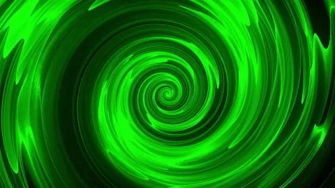 Abstract spiral rotating lines, computer generated, 3D render background Illustrazione stock