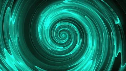 Abstract spiral rotating lines, computer generated, 3D render background Stock Illustration