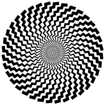 Abstract spiral shape, spiral, vortex element. Abstract radial, concentric el 스톡 일러스트
